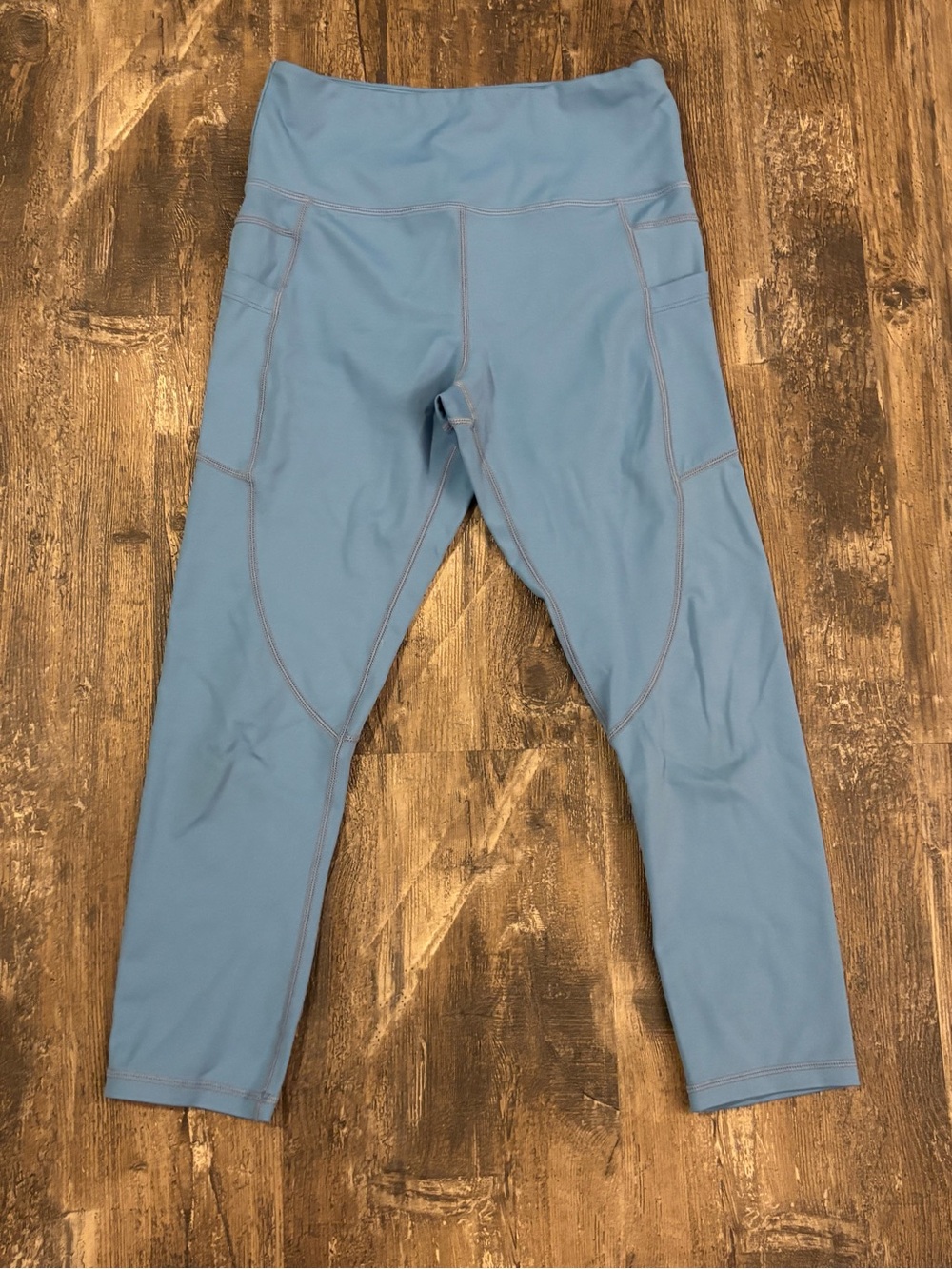 🎉ZYIA Light Blue Performance Leggings with Side Pockets